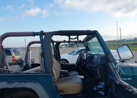 1997 Jeep Wrangler Se из США, поврежденный, VIN 1J4FY29P6VP501255